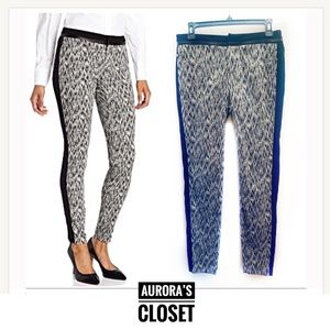 Rebecca Taylor 2 Black Tuxedo Pants Blocked Pixel